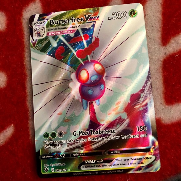 Pokemon | Other | Pokmon Butterfree Vmax Darkness Ablaze | Poshmark Pokemon | Other | Pokmon Butterfree Vmax Darkness Ablaze | Poshmark